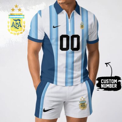 Argentina | Premium WC26 Stadium Vibes Polo Short Set NTH1