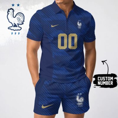 France | Premium WC26 Stadium Vibes Polo Short Set NTH1