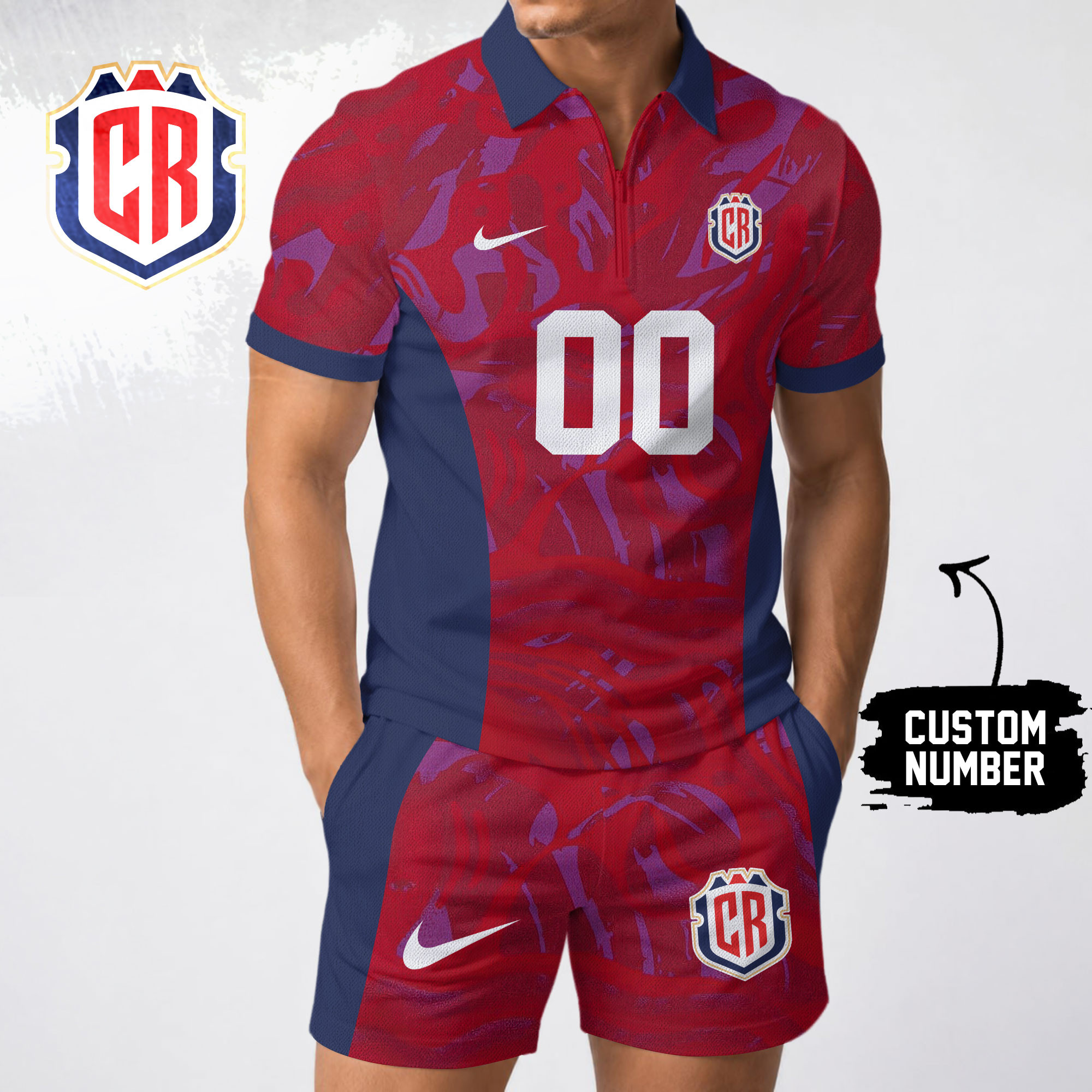 Costa Rica | Premium WC26 Stadium Vibes Polo Short Set NTH1