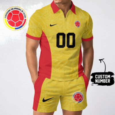 Colombia | Premium WC26 Stadium Vibes Polo Short Set NTH1