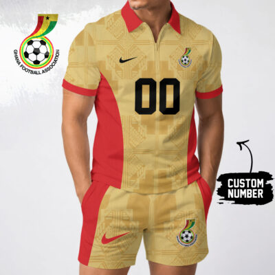 Ghana | Premium WC26 Stadium Vibes Polo Short Set NTH1