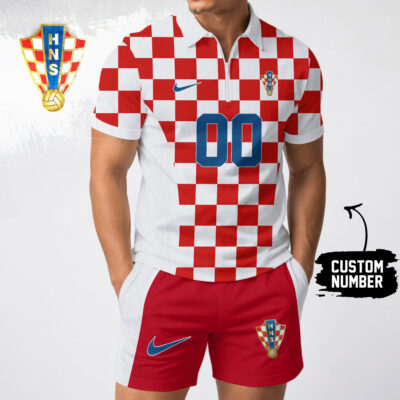 Croatia | Premium WC26 Stadium Vibes Polo Short Set NTH1