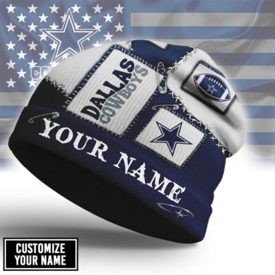 Dallas Cowboys | Premium NFL Heritage Patch Beanie Hat NTH1 - Style 1