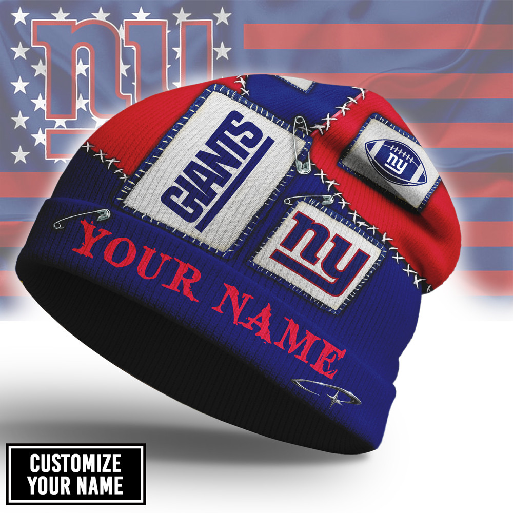 New York Giants | Premium NFL Heritage Patch Beanie Hat NTH1