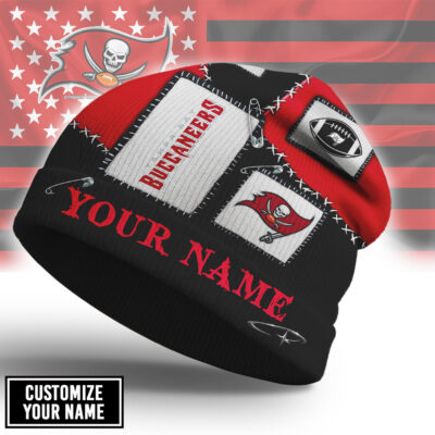 Tampa Bay Buccaneers | Premium NFL Heritage Patch Beanie Hat NTH1 - Style 1