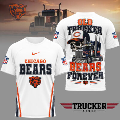 Chicago Bears | Premium NFL Old Trucker Fan 3D Shirt