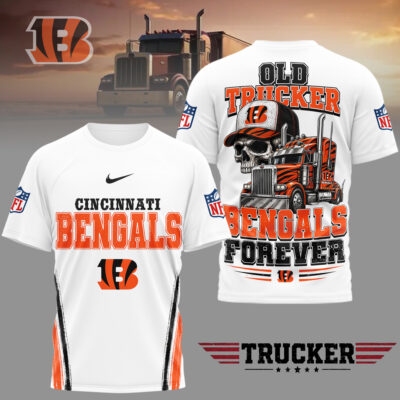 Cincinnati Bengals | Premium NFL Old Trucker Fan 3D Shirt
