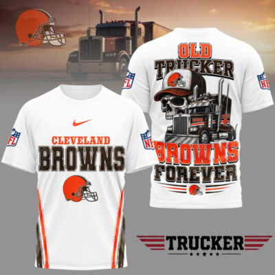 Cleveland Browns | Premium NFL Old Trucker Fan 3D Shirt