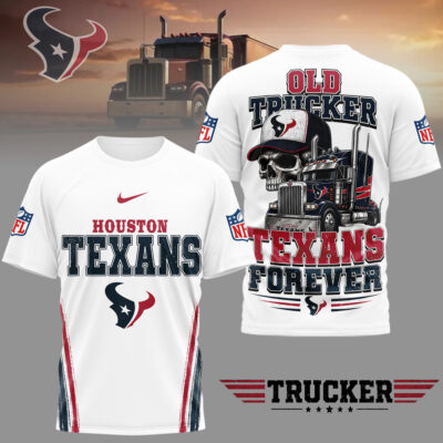 Houston Texans | Premium NFL Old Trucker Fan 3D Shirt