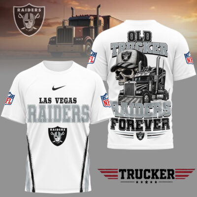Las Vegas Raiders | Premium NFL Old Trucker Fan 3D Shirt