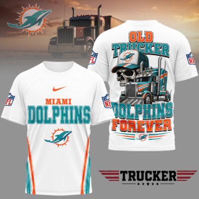 Miami Dolphins | Premium NFL Old Trucker Fan 3D Shirt