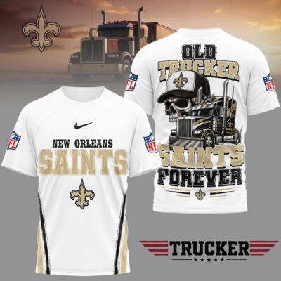 New Orleans Saints | Premium NFL Old Trucker Fan 3D Shirt