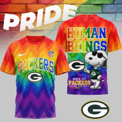 Green Bay Packers | Premium NFL Rainbow Pride 3D Shirt NTH1 - S