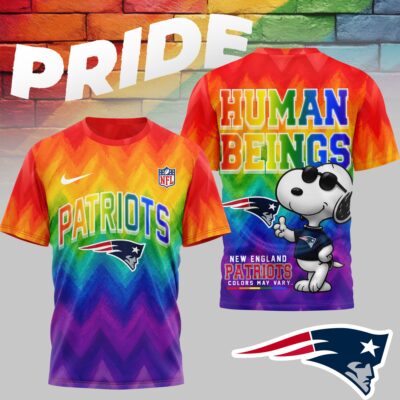 New England Patriots | Premium NFL Rainbow Pride 3D Shirt NTH1