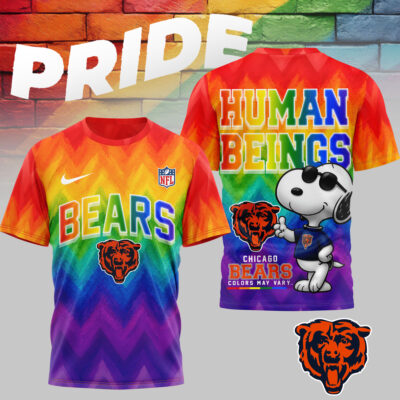 Chicago Bears | Premium NFL Rainbow Pride 3D Shirt NTH1