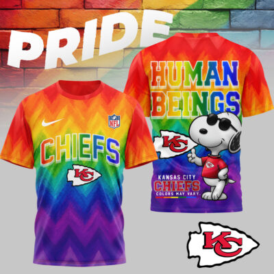 Kansas City Chiefs | Premium NFL Rainbow Pride 3D Shirt NTH1 - XL