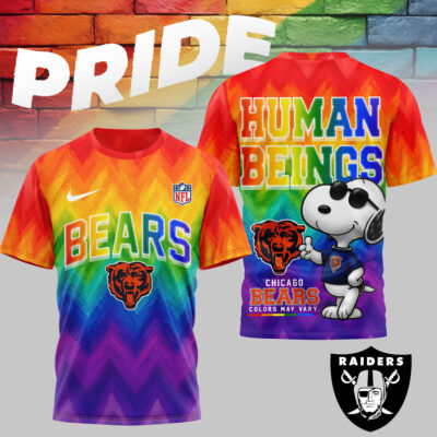 Las Vegas Raiders | Premium NFL Rainbow Pride 3D Shirt NTH1