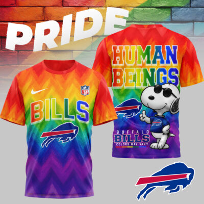 Buffalo Bills | Premium NFL Rainbow Pride 3D Shirt NTH1 - 5XL