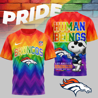 Denver Broncos | Premium NFL Rainbow Pride 3D Shirt NTH1