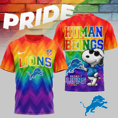 Detroit Lions | Premium NFL Rainbow Pride 3D Shirt NTH1