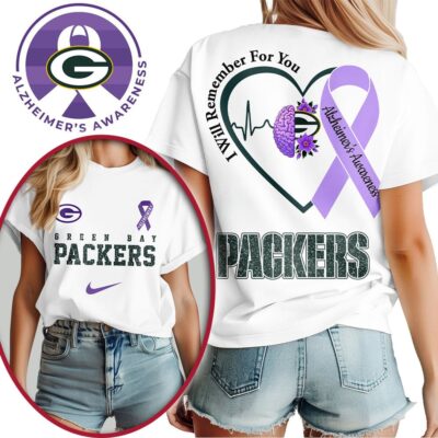 Green Bay Packers | Premium NFL Memory Awareness 3D Shirt NTH1 - 2XL