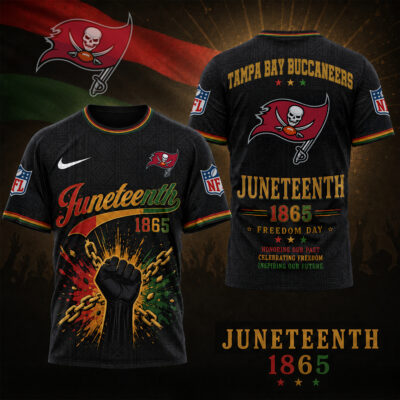 Tampa Bay Buccaneers | Premium NFL Juneteenth Freedom Day 3D Shirt