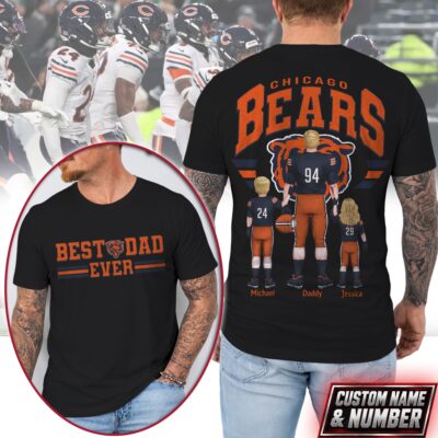 Chicago Bears | Premium NFL Best Dad Ever 3D Shirt NTH1