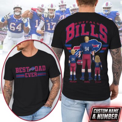 Buffalo Bills | Premium NFL Best Dad Ever 3D Shirt NTH1