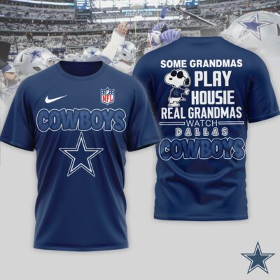 Dallas Cowboys | Premium NFL Fan Grandma Apparel 3D Shirt NTH1