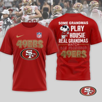 San Francisco 49ers | Premium NFL Fan Grandma Apparel 3D Shirt NTH1