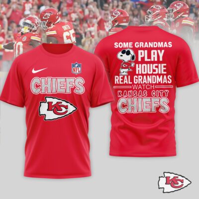 Kansas City Chiefs | Premium NFL Fan Grandma Apparel 3D Shirt NTH1