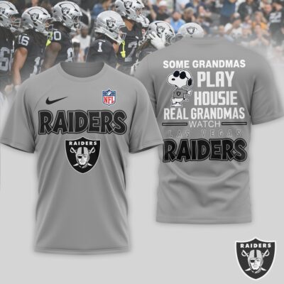 Las Vegas Raiders | Premium NFL Fan Grandma Apparel 3D Shirt NTH1