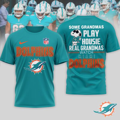 Miami Dolphins | Premium NFL Fan Grandma Apparel 3D Shirt NTH1