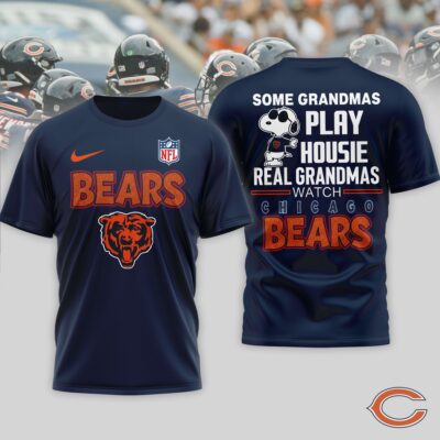 Chicago Bears | Premium NFL Fan Grandma Apparel 3D Shirt NTH1
