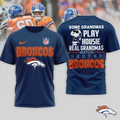 Denver Broncos | Premium NFL Fan Grandma Apparel 3D Shirt NTH1