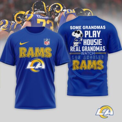 Los Angeles Rams | Premium NFL Fan Grandma Apparel 3D Shirt NTH1