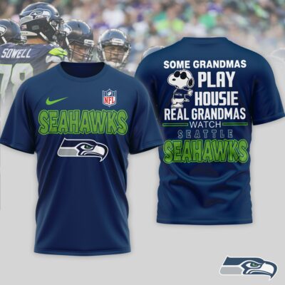 Seattle Seahawks | Premium NFL Fan Grandma Apparel 3D Shirt NTH1