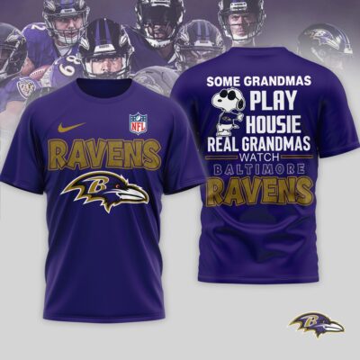 Baltimore Ravens | Premium NFL Fan Grandma Apparel 3D Shirt NTH1