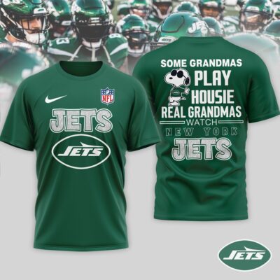 New York Jets | Premium NFL Fan Grandma Apparel 3D Shirt NTH1