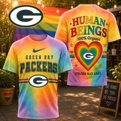 Green Bay Packers | Premium NFL Human Being Color May Vary 3D T-Shirt