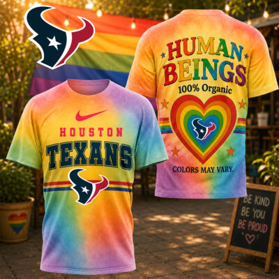 Houston Texans | Premium NFL Human Being Color May Vary 3D T-Shirt - 2XL
