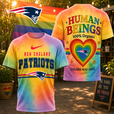 New England Patriots | Premium NFL Human Being Color May Vary 3D T-Shirt