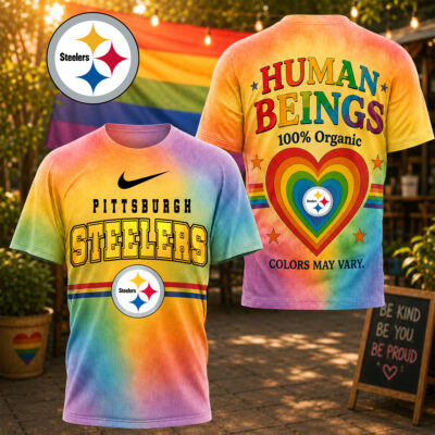 Pittsburgh Steelers | Premium NFL Human Being Color May Vary 3D T-Shirt