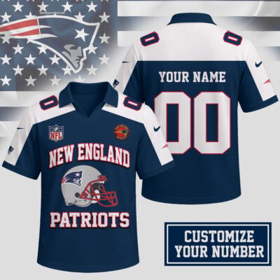 New England Patriots | Premium NFL Helmet Graphic Jersey NTH1