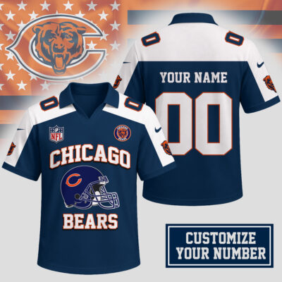 Chicago Bears | Premium NFL Helmet Graphic Jersey NTH1