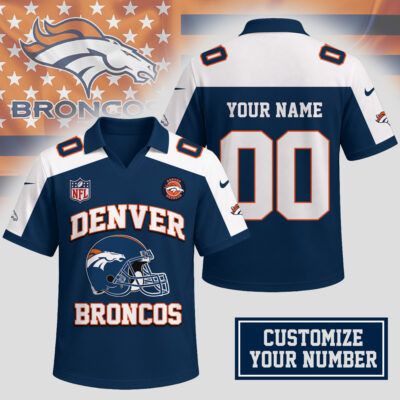 Denver Broncos | Premium NFL Helmet Graphic Jersey NTH1
