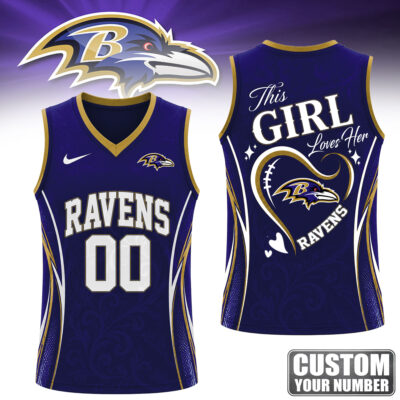 Baltimore Ravens | Premium NFL Womens Game Day Love Tank Top Jersey