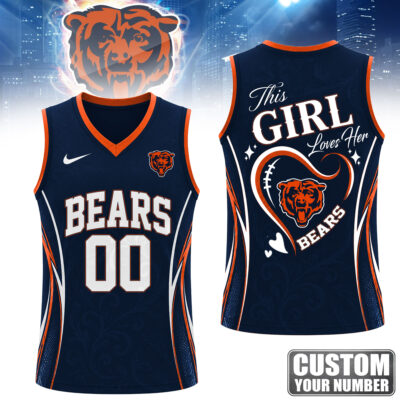 Chicago Bears | Premium NFL Womens Game Day Love Tank Top Jersey
