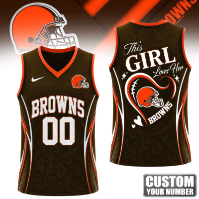 Cleveland Browns | Premium NFL Womens Game Day Love Tank Top Jersey