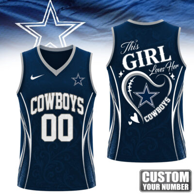 Dallas Cowboys | Premium NFL Womens Game Day Love Tank Top Jersey